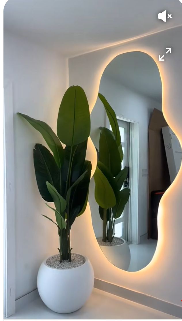 Banana Plant - White Round Planter